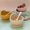 Silicone Baby Feeding Bowl Tableware for Kids Waterproof