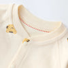 Muslin Newborn Jumpsuit Cartoon Bear Long Sleeves Baby Rompers