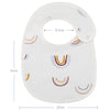 2pcs/set Waterproof Baby Bibs Cotton Infant Feeding Bib