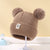 Autumn Winter Baby Warm Knitted Hats With Pom Kids