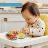 Baby Silicone Dining Plate Kids Feeding Plate Sucker Bowl Solid