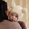 Infant Hat Baby Beanie Girl Boy Hat Fleece Wool Hemming Caps