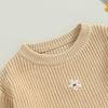 Newborn Baby Girls Winter Flower Sweater Clothes