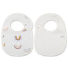 2pcs/set Waterproof Baby Bibs Cotton Infant Feeding Bib