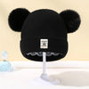 Autumn Winter Baby Warm Knitted Hats With Pom Kids