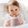 Baby Silicone Cups Straw Thread Cup BPA-Free Portable