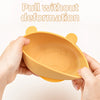 BPA Free Silicone Panda Dishes for Baby 2Pcs/1Set