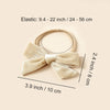 4Pcs/Set Baby Hot Sell Velvet Bow Nylon Headband Ultra Soft