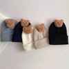 Korean Baby Autumn Winter Hat Cute Bear Knitted Warm