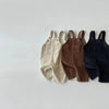 Autumn Winter Toddler Baby Boys Girls Solid Corduroy Suspender