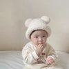 Cartoon Baby Plush Hat with Ears Winter Warm Infant