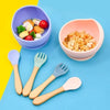 Silicone Baby Feeding Bowl Tableware for Kids Waterproof