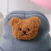 Cartoon Bear Baby Knitted Hat Autumn Winter Warm