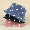 Summer Wide Brim Daisy Pattern Kids Bucket Hat
